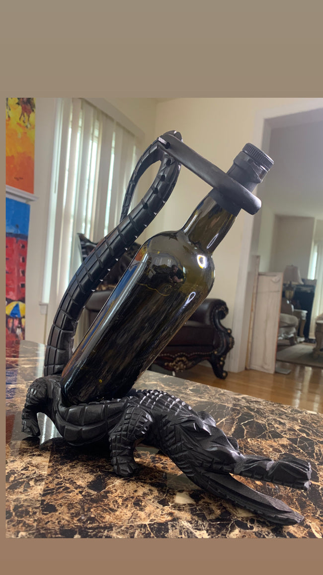 Crocodile Wine Holder